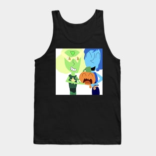 Peridot, Lapis, and Pumpkin. Tank Top